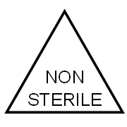 Non-sterile symbol