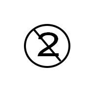Single use symbol